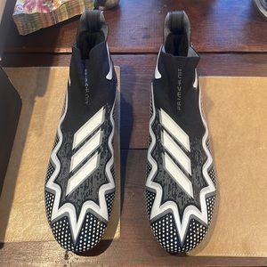 Adidas Freak Ultra 21 Laceless Black Cleats